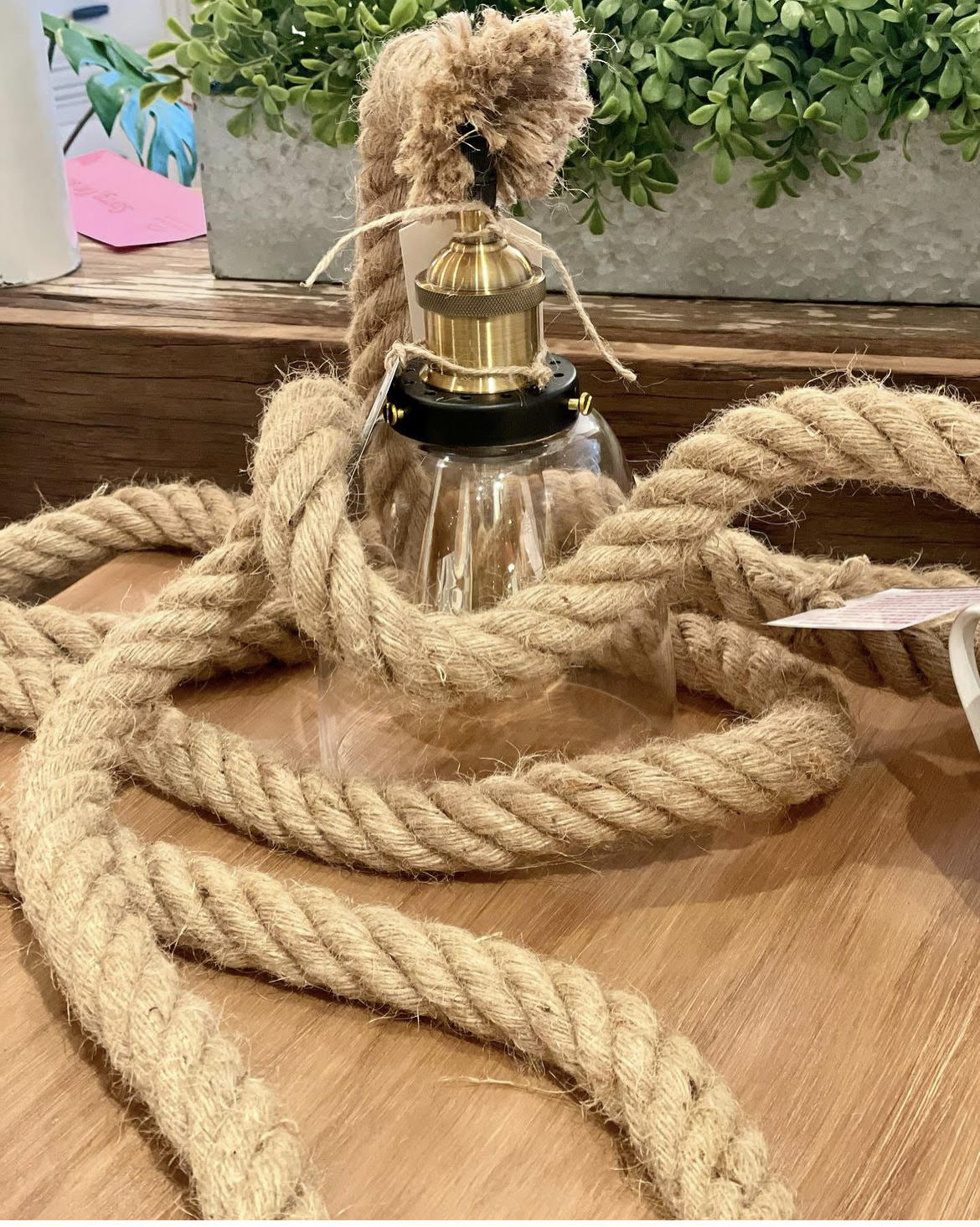 The Charlotte Small Glass Rope Light