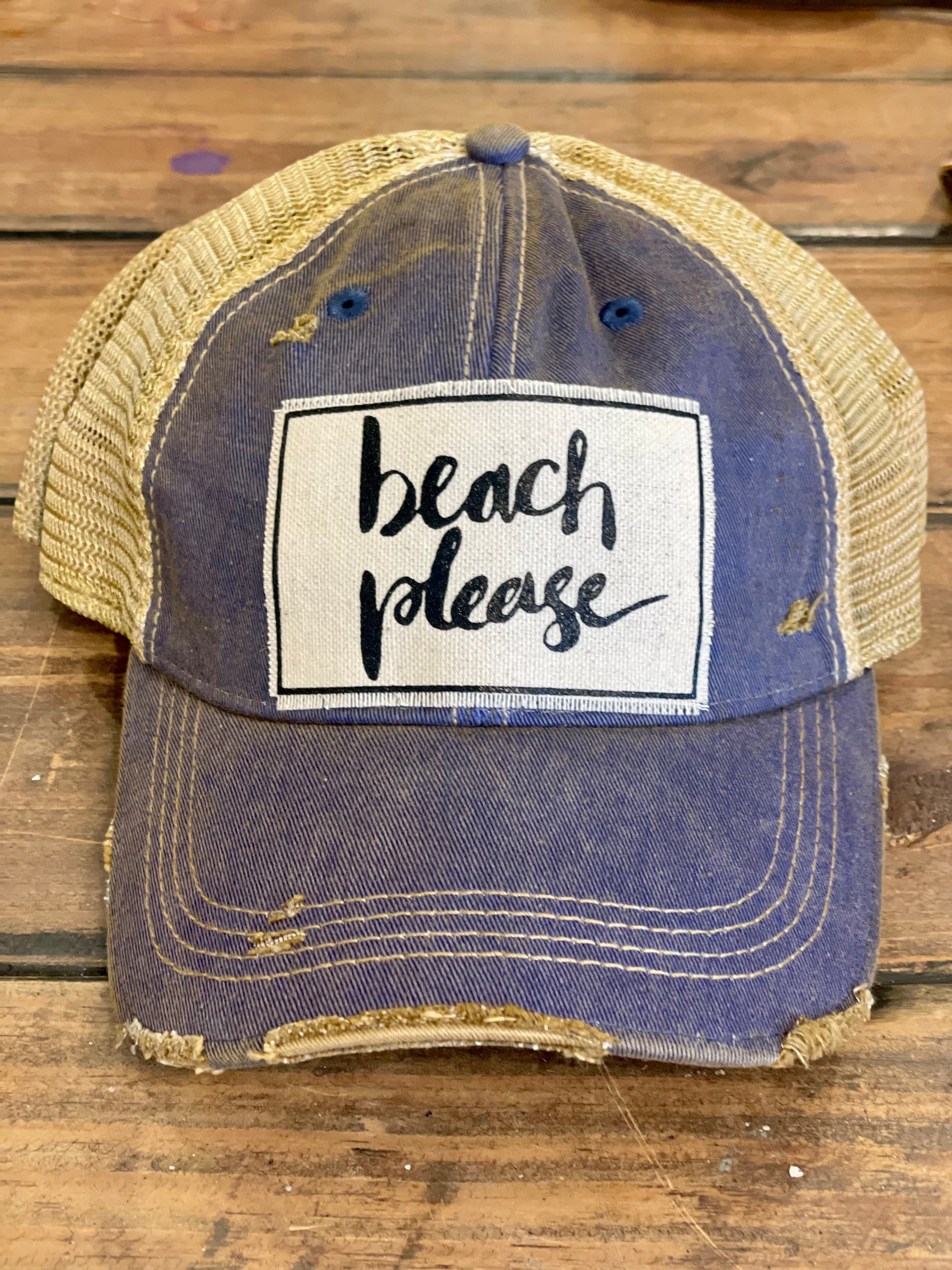 Baseball Cap-Beach Please