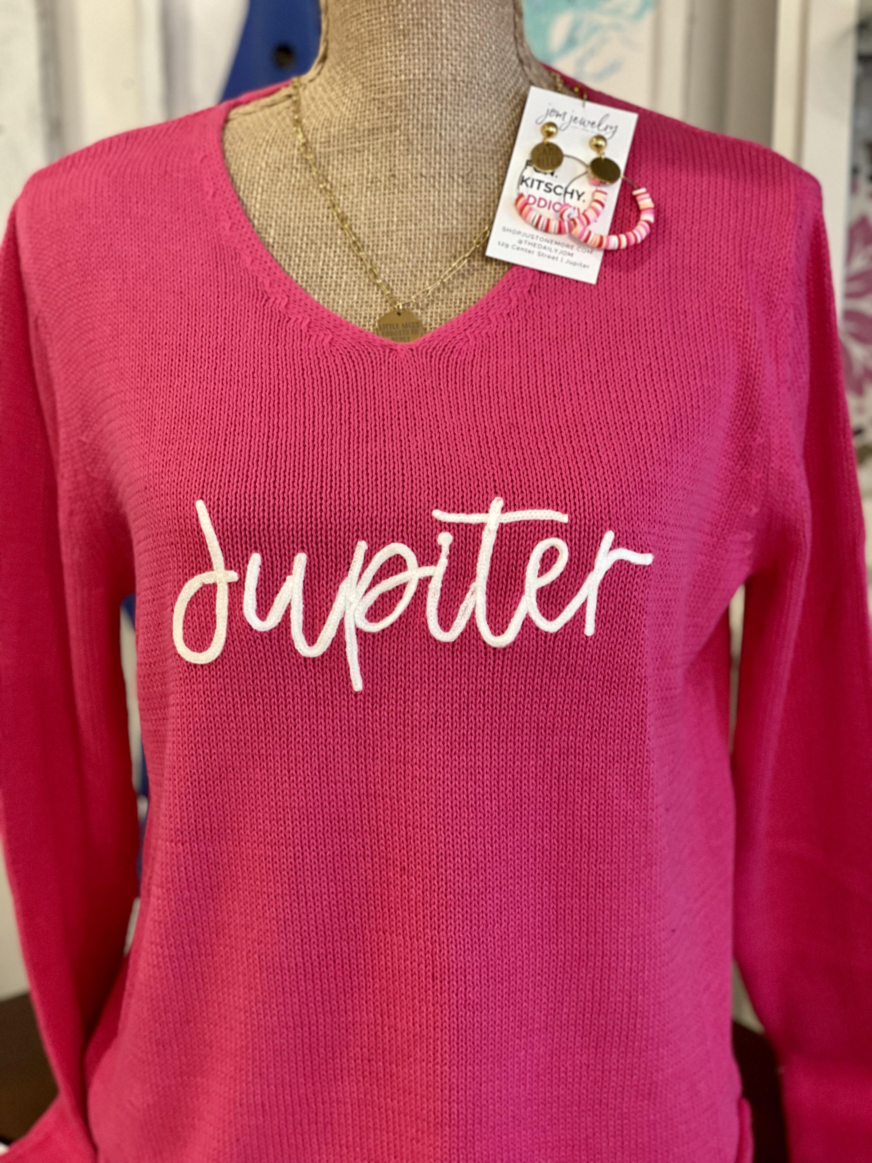 Lightweight V-neck Jupiter Sweater