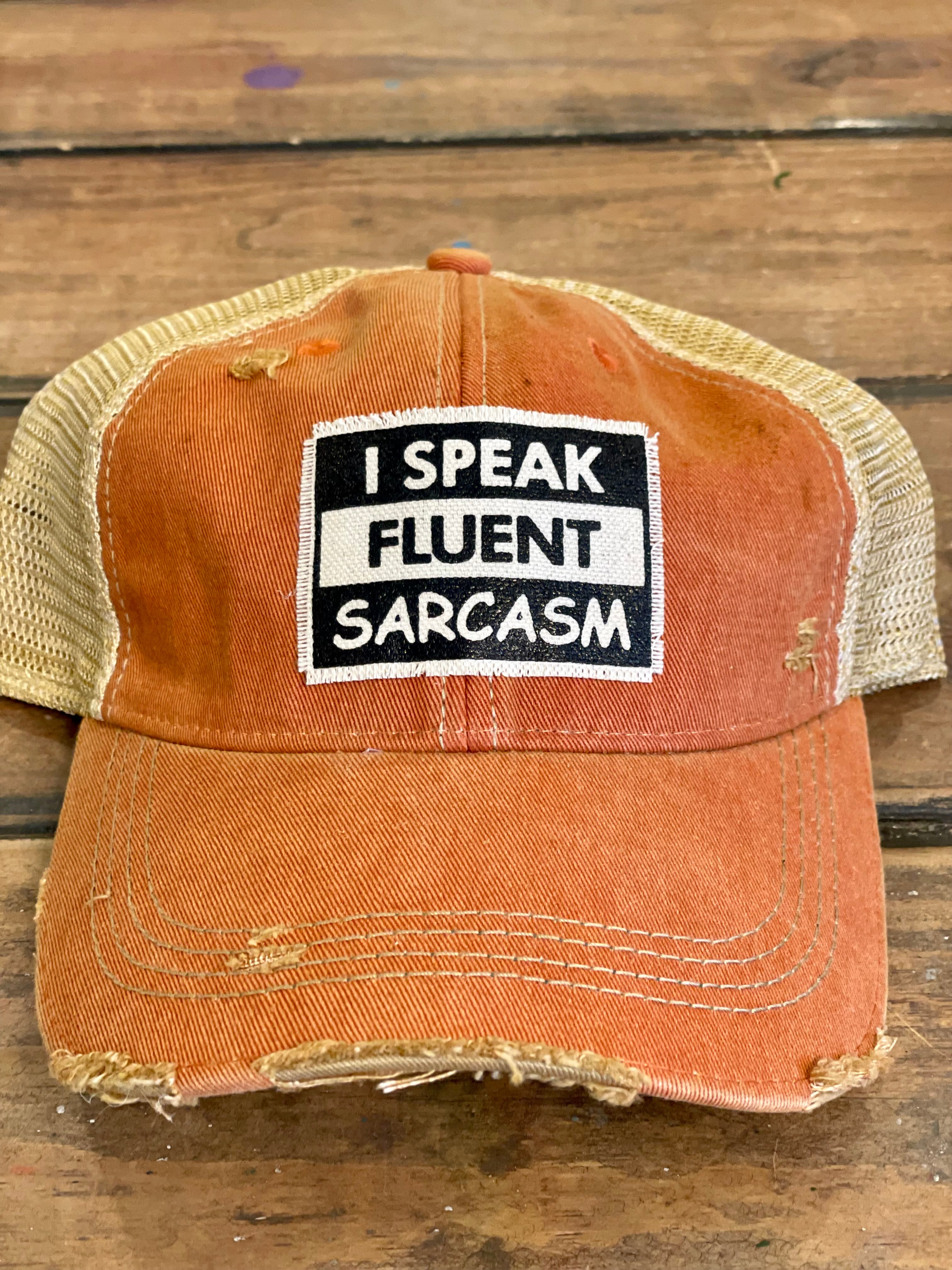 Baseball Cap-Fluent Sarcasm